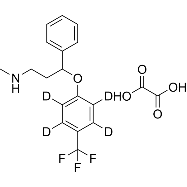 (±)-Fluoxetine-d4 Oxalate (trifluoromethylphen-d4-oxy) 2708283-92-3